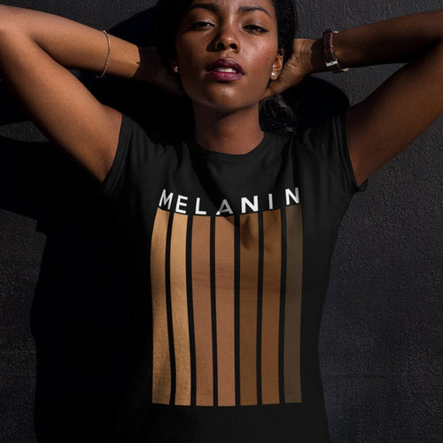 Shades of Melanin Shades T-shirt from melaninworldplus.com