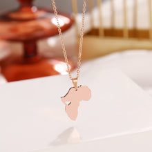 Load image into Gallery viewer, Heart of Africa Pendant Necklace - Available in 3 Colours from melaninworldplus.com
