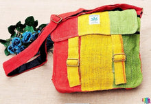 Load image into Gallery viewer, Red, Gold and Green Crossbody Bag
