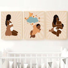Load image into Gallery viewer, Nubian Nursery Canvas Prints - Available in Various Designs and Sizes
