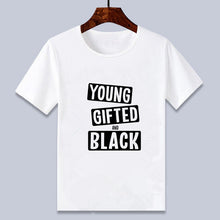 Load image into Gallery viewer, Unisex Kids T-shirt - Young Gifted and Black Design
