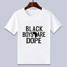 Load image into Gallery viewer, Young Black Boy T-shirt - Black Boys Are Dope Design B
