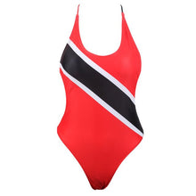 Load image into Gallery viewer, Caribbean Flag Swimming Costume - Various Designs Available
