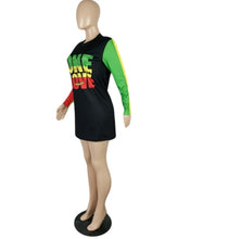 Load image into Gallery viewer, One Love - Long Sleeve Mini Dress
