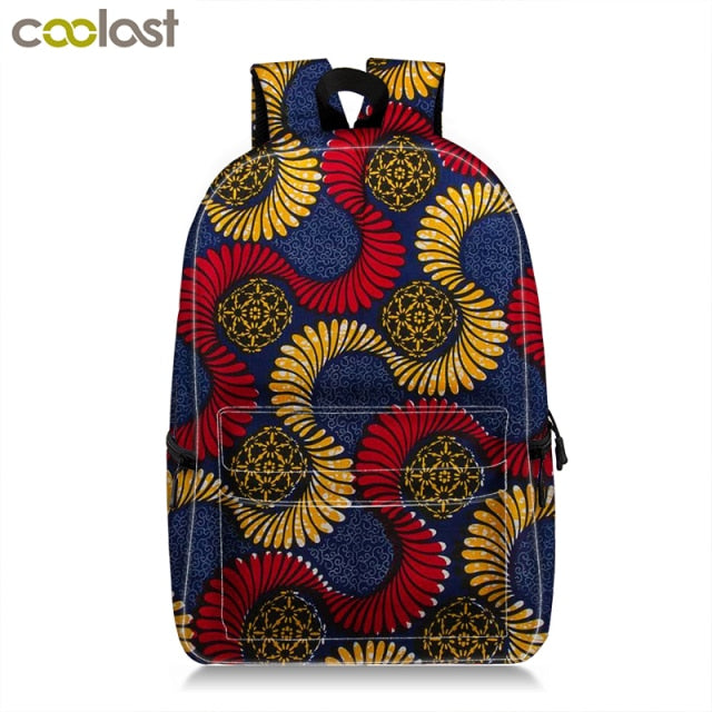 Dashiki Print Backpack - Available in 11 Designs
