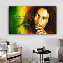Load image into Gallery viewer, Bob Marley Canvas Print - Design 1
