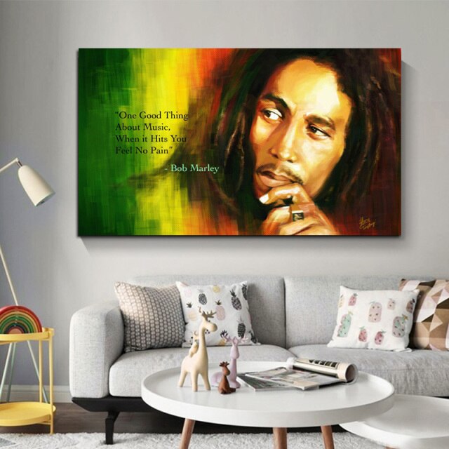 Bob Marley Canvas Print - Design 1
