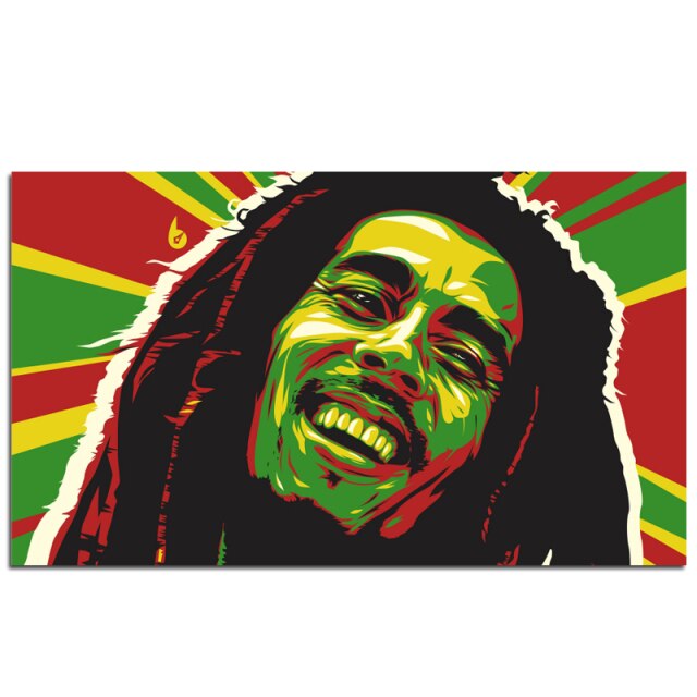 Bob Marley Canvas Print - Design 6