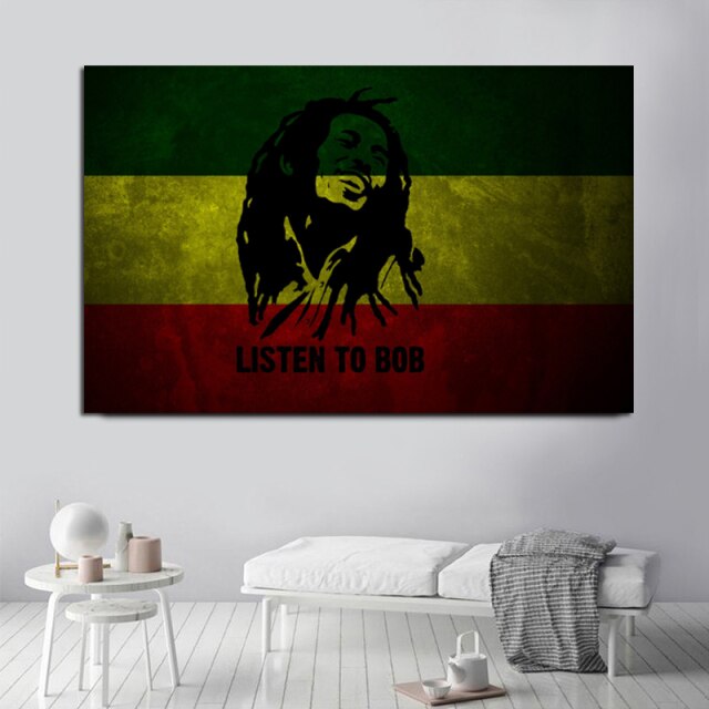 Bob Marley Canvas Print - Design 5