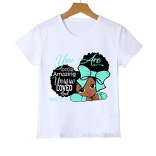 Load image into Gallery viewer, You Are Special - Melanin Princess T-Shirt - Various Designs Available
