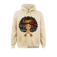 Load image into Gallery viewer, Blacknificent Black Queen Hoodie - Available in Various Colours
