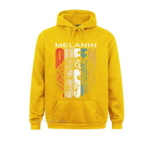 Load image into Gallery viewer, Colourful Melanin Queen Hoodie - Available in Various Colours
