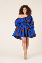Load image into Gallery viewer, Off Shoulder African Print Dress - Various Colours Available

