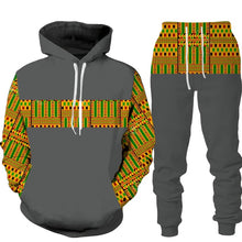Load image into Gallery viewer, Unisex Dashiki Print Tracksuit - Available in Various Colours
