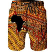 Load image into Gallery viewer, Africa Map Shorts and T-shirt Set
