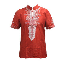 Load image into Gallery viewer, Men&#39;s Cotton Embroidered Dashiki Shirt - Available in 4 colours
