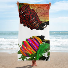 Load image into Gallery viewer, EXCLUSIVE Two African Queens Towel A - FAST UK DELIVERY
