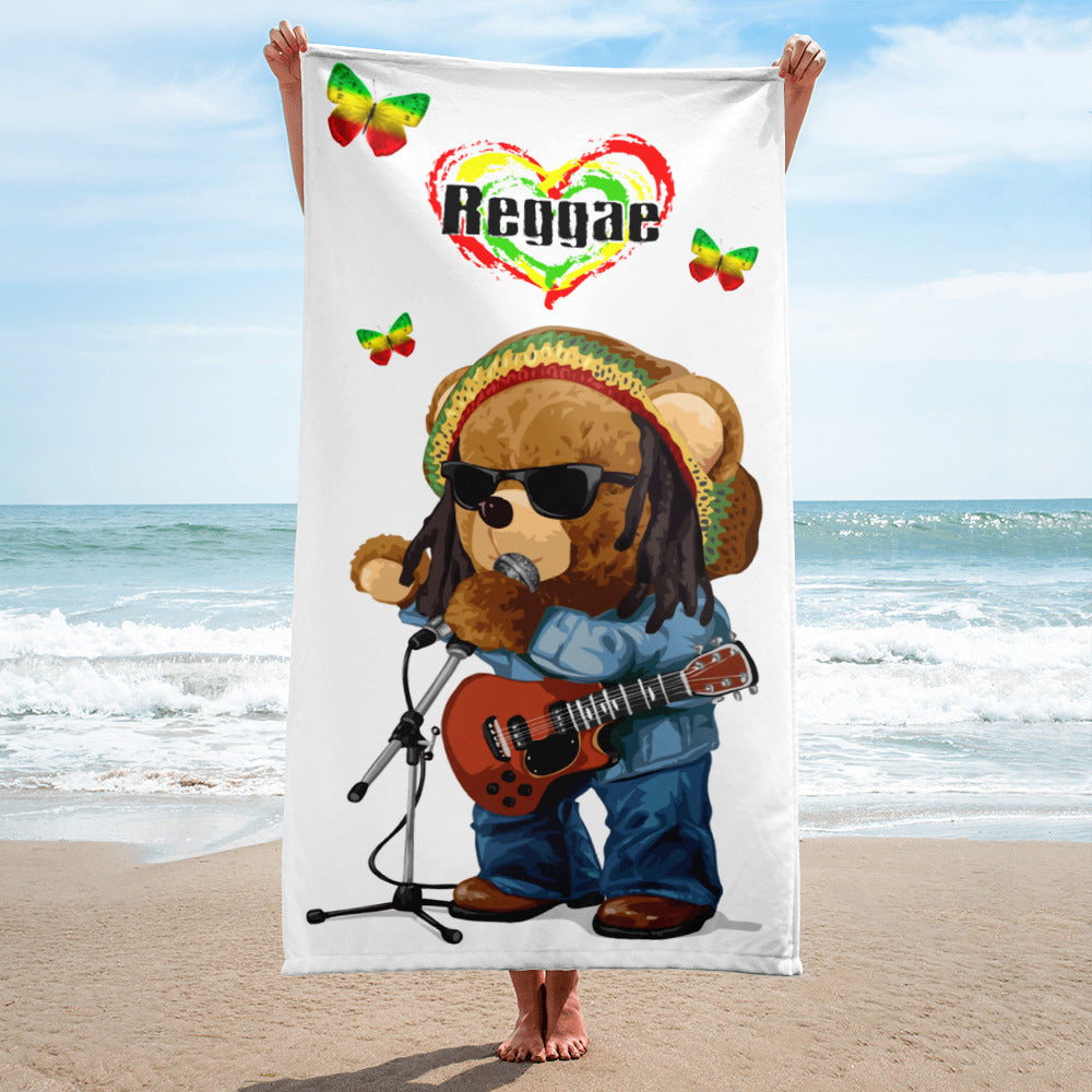 EXCLUSIVE - Reggae - Rasta Bear Towel - FAST UK DELIVERY