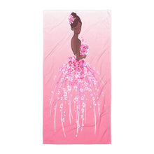 Load image into Gallery viewer, EXCLUSIVE - Pink Nubian Flower Girl Towel - FAST UK DELIVERY
