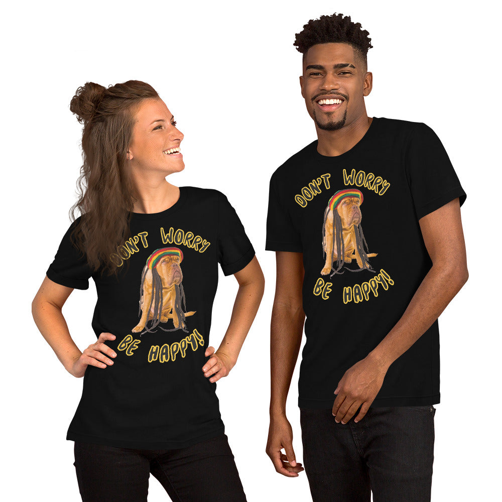 Rasta Dog A - Unisex t-shirt - Various Colours Available - FAST UK DELIVERY